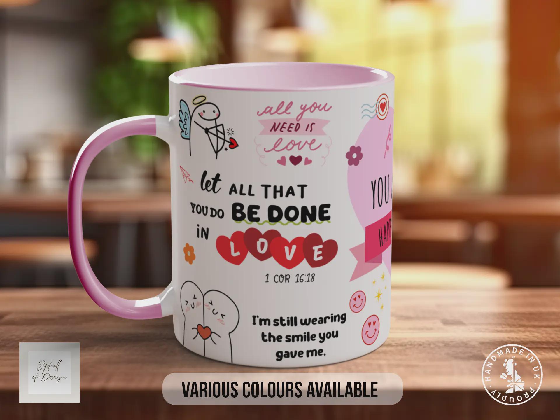 You Are Loved Mug | Happy Valentine’s Day Gift | Romantic Love Mug | Handmade UK