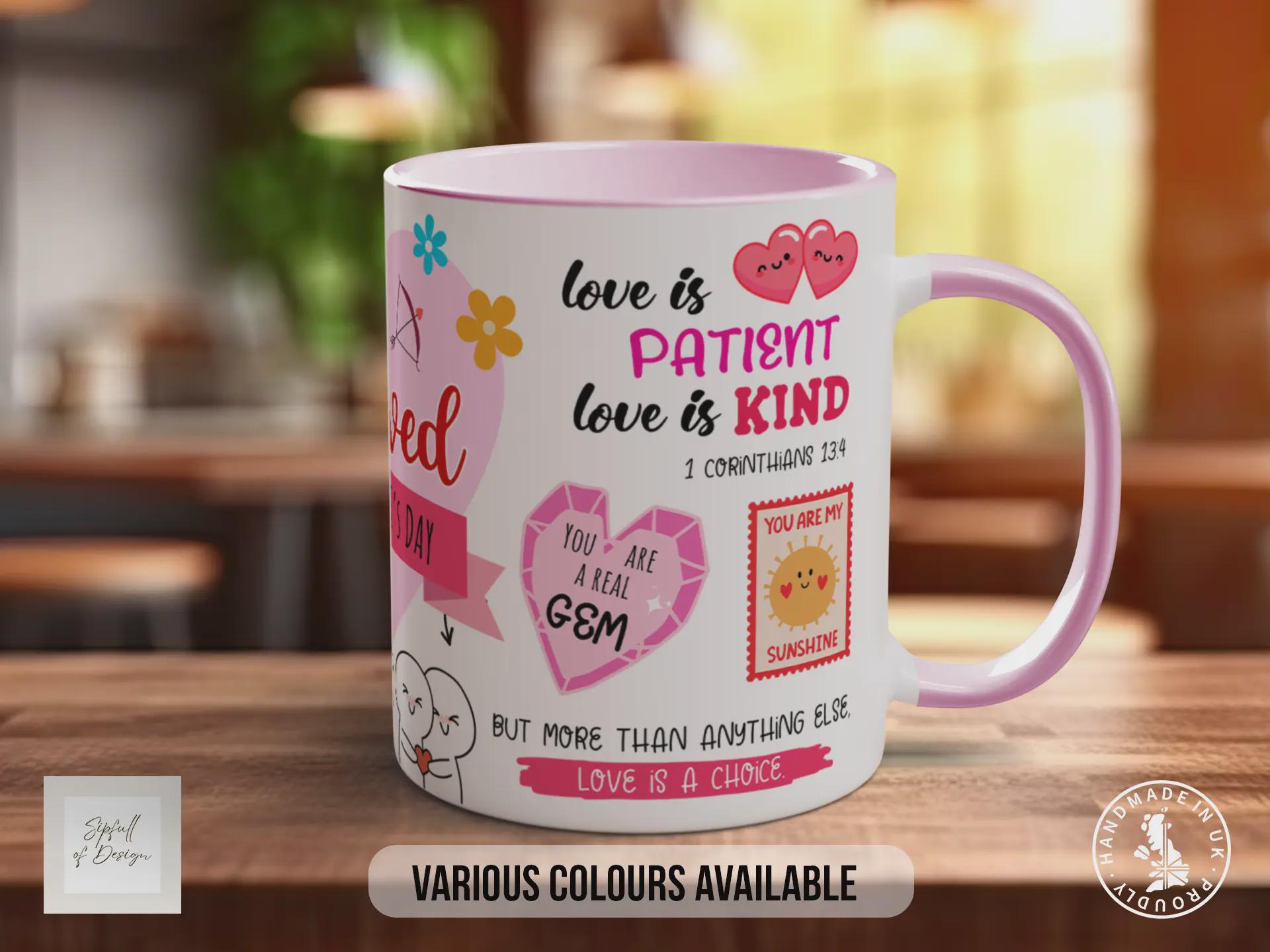 You Are Loved Mug | Happy Valentine’s Day Gift | Romantic Love Mug | Handmade UK