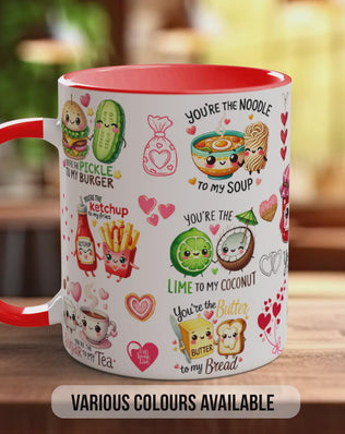 You’re the Jam to My Toast Mug | Food Pun Valentine Gift | Funny Romantic Mug | Handmade UK