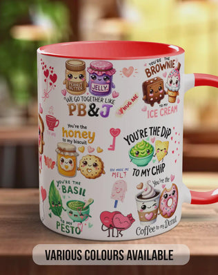 You’re the Jam to My Toast Mug | Food Pun Valentine Gift | Funny Romantic Mug | Handmade UK