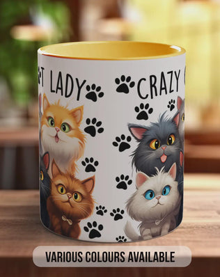 Crazy Cat Lady Mug | Funny Cat Lover Gift | Handmade UK