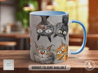 Real Men Love Cats Mug |Cat Dad Coffee Mug | Handmade UK