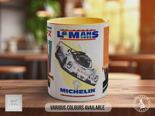 90s Le Mans Racing Mug | 1990s Endurance Motorsport Coffee Cup | Motorsport Gift