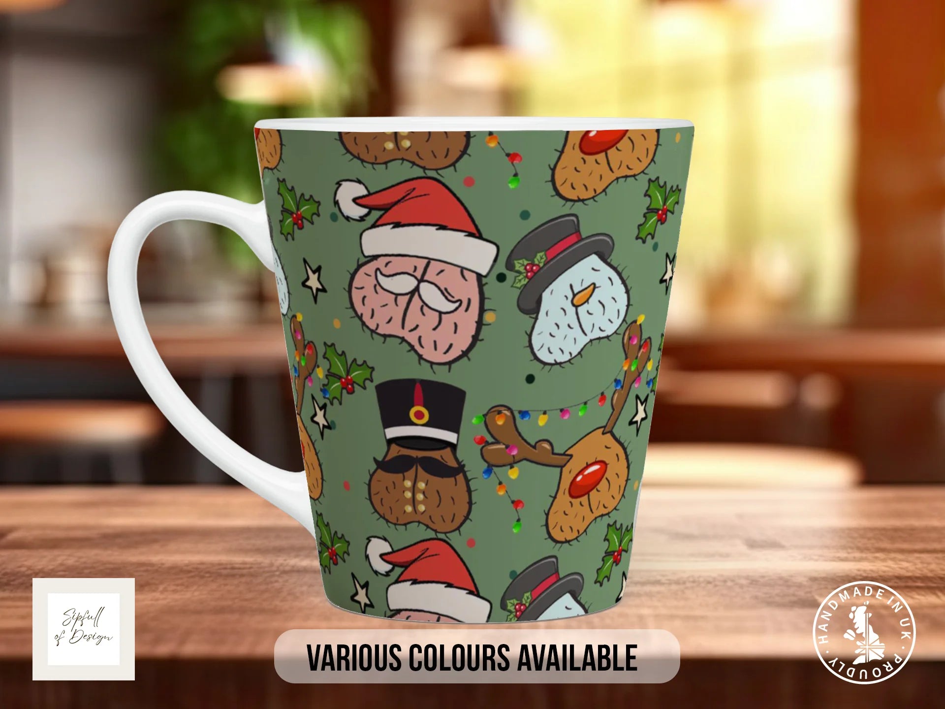 Jingle Lots of Balls Funny Christmas Mug 12oz Latte