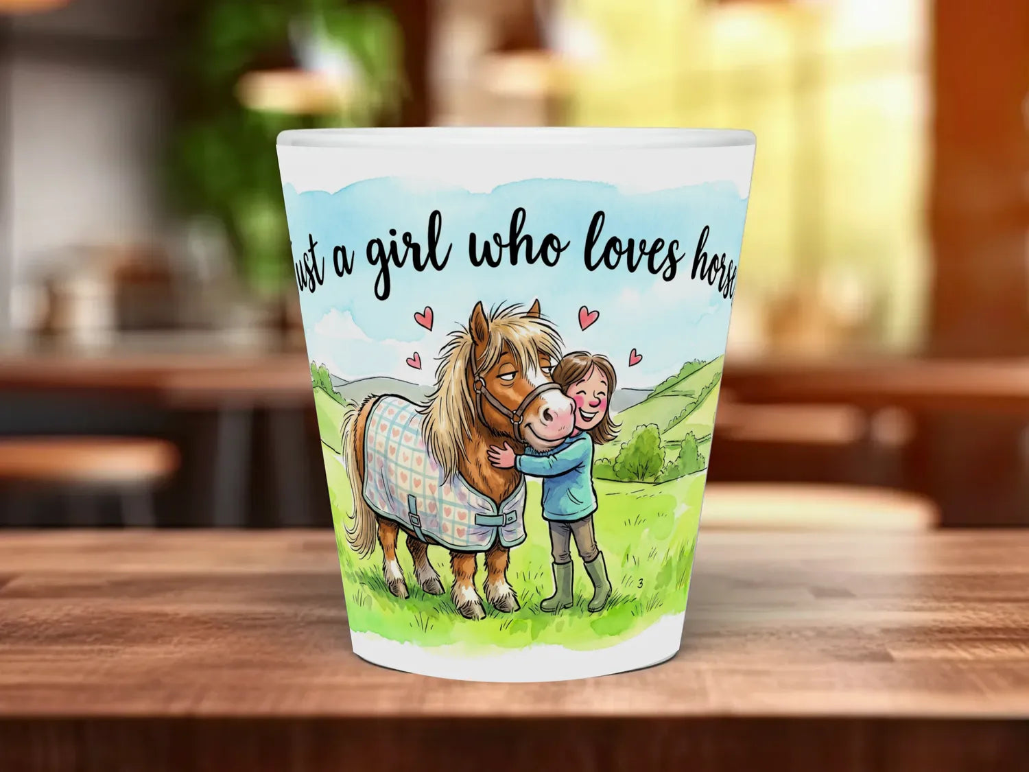 Just a Girl Who Loves Horses Mug | Horse Lover Gift 12oz Latte
