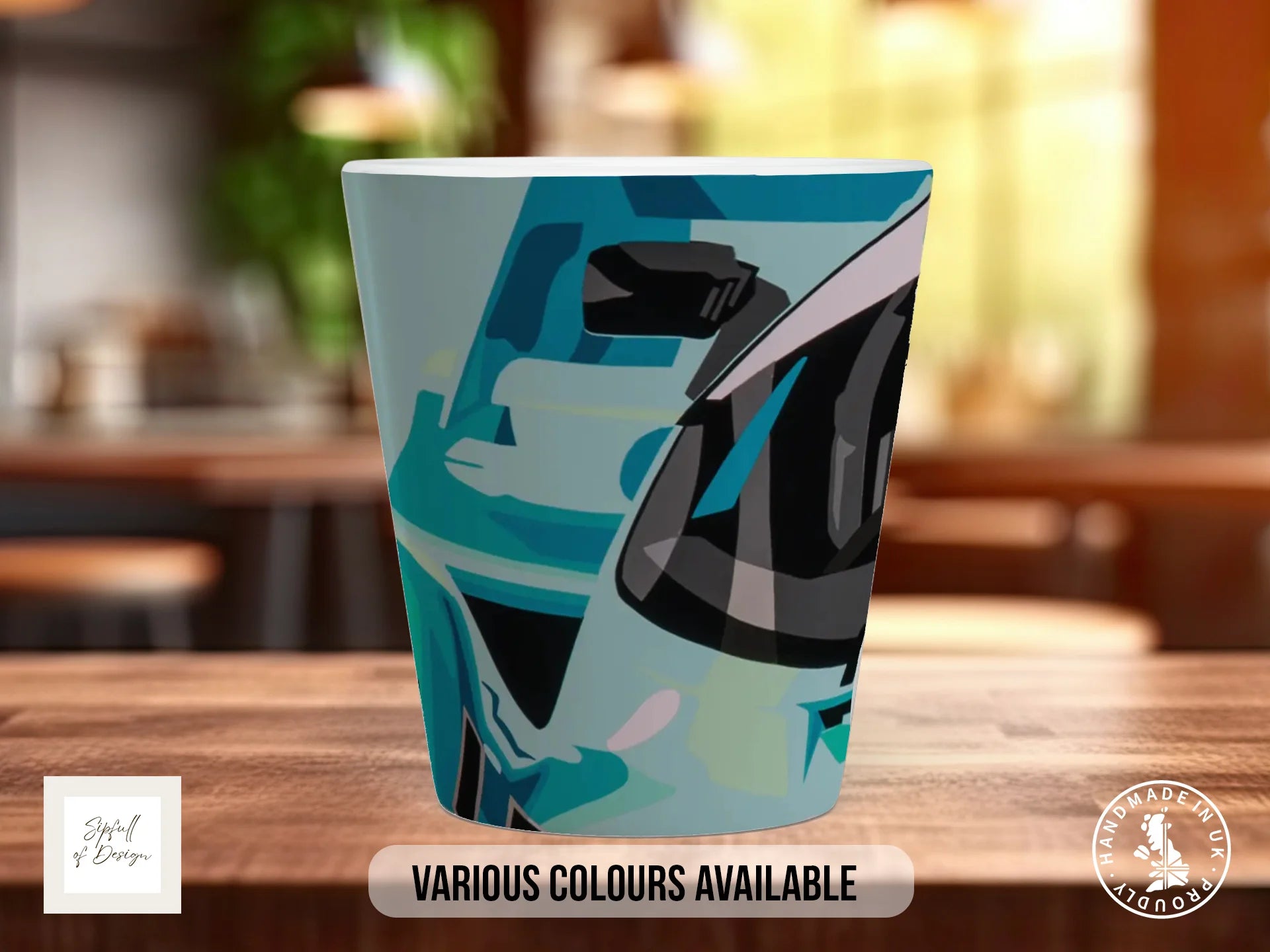 Kremer Porsche 962C Leyton House Mug | Joel Clark Signature | Edition 4 12oz Latte