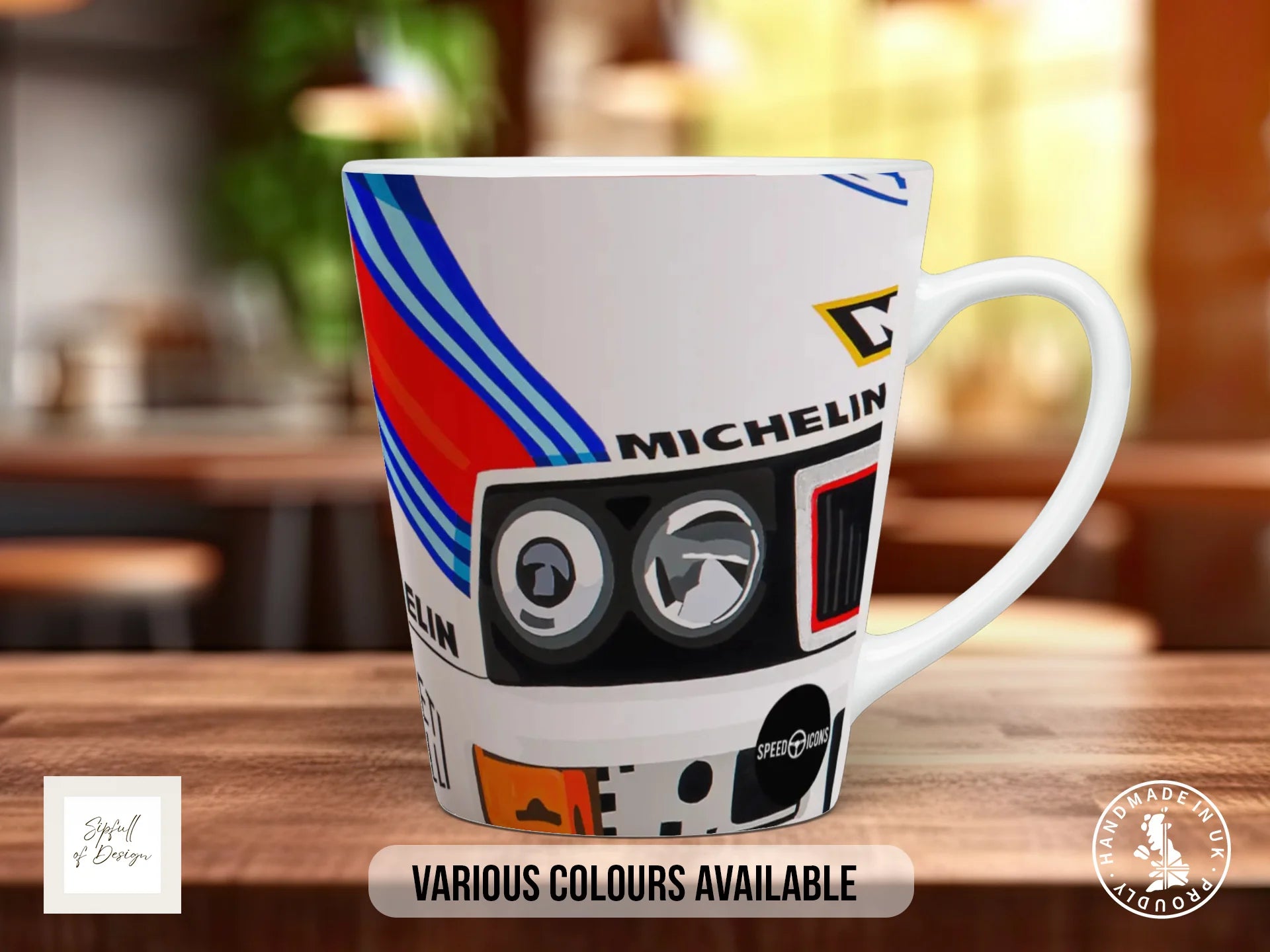 Lancia Delta Integrale Mug | Martini Livery | Joel Clark Signature 12oz Latte
