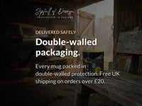 Double-walled packaging — free UK shipping on orders over £20