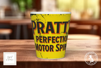 Pratt's Perfection Motor Spirit Mug | Vintage British Petrol Gift