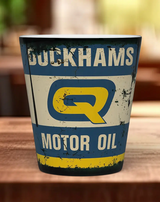 Duckhams Q Motor Oil Mug | Retro Racing Mug for Car Lovers