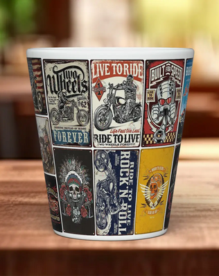 Built for Speed Mug – Retro Motorcycle Gift