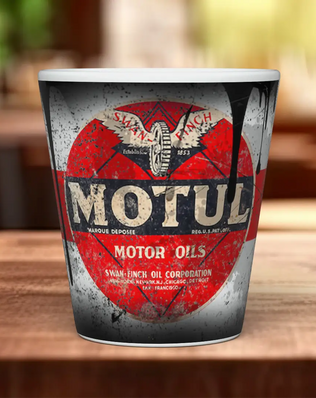 Motul Motor Oil Mug | Vintage Retro Motorsport Garage Gift