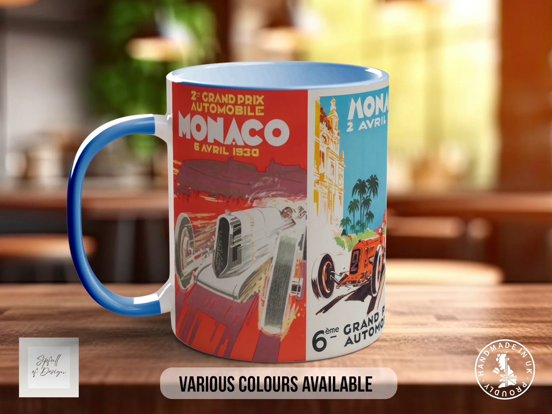 Monaco GP 1930s Mug | Vintage Pre-War Motorsport Gift