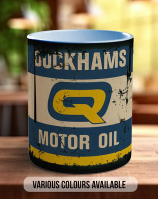 Duckhams Q Motor Oil Mug | Retro Racing Mug for Car Lovers