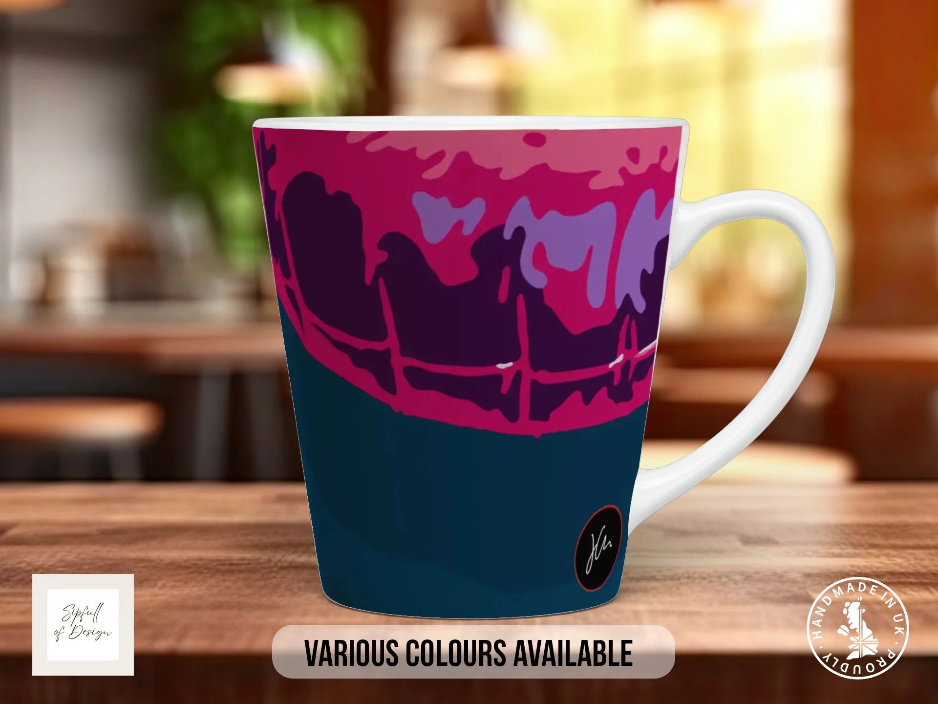 Lilos Mug | Joel Clark Signature Art | Water Studies Series 12oz Latte