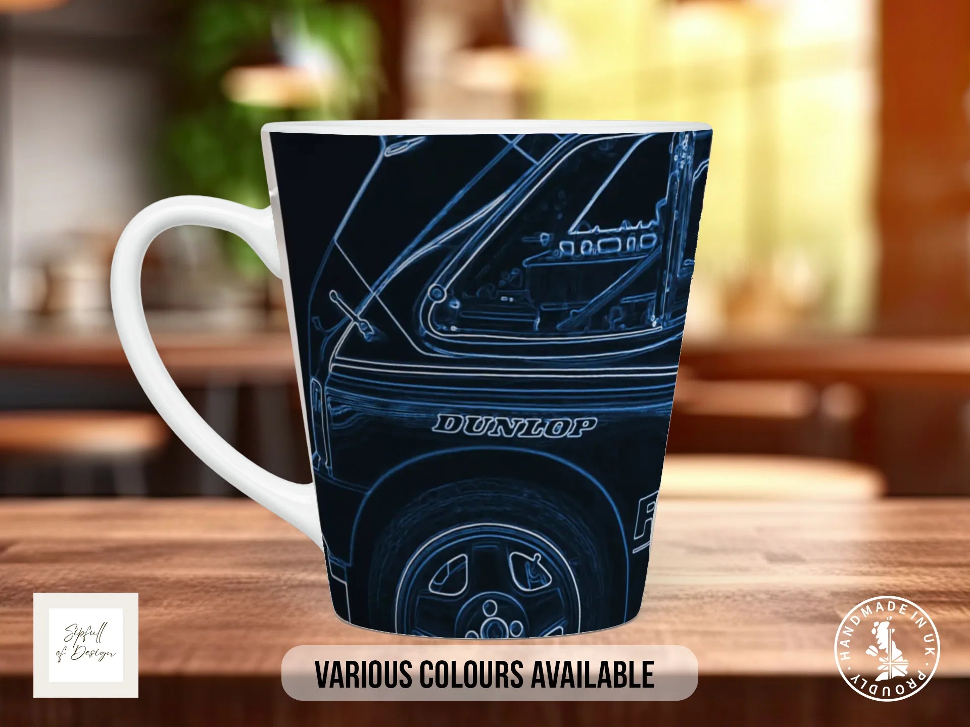 MG Metro 6R4 Mug | Blueprint Range | Group B Rally 12oz Latte