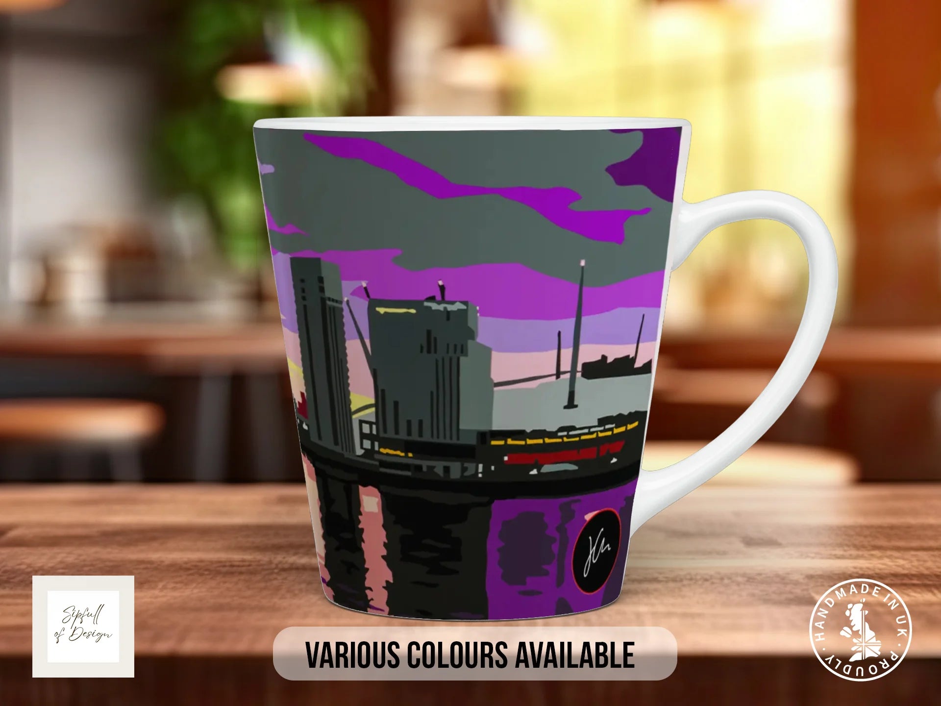 Morning Dome Mug | Joel Clark Signature Art 12oz Latte