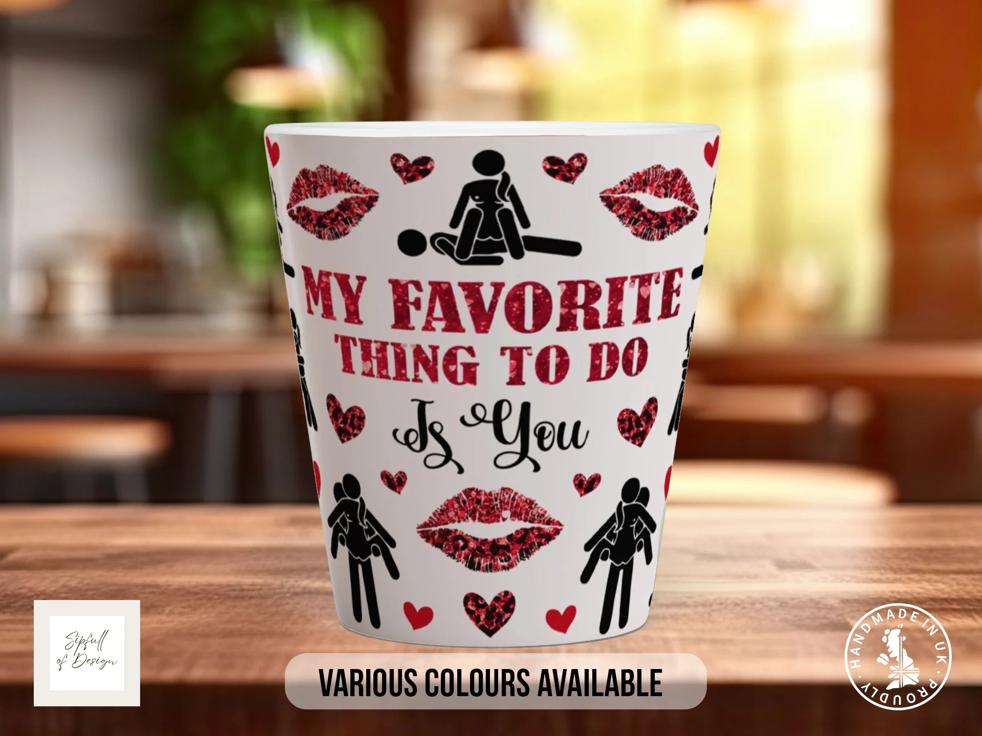 My Favourite Thing to Do Is You Mug | Cheeky Valentine's Gift 12oz Latte