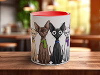 Natural Sphynx Cats Mug | Funny Hairless Cat Lover Gift