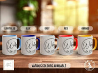 Hubby & Wifey Est. Mug Set | Wedding & Anniversary Gift