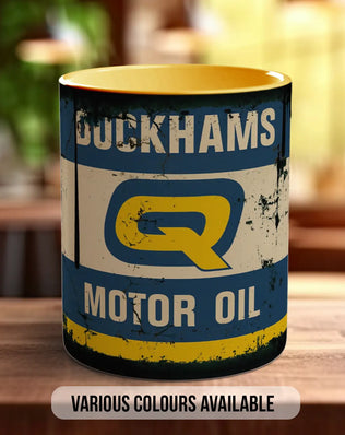 Duckhams Q Motor Oil Mug | Retro Racing Mug for Car Lovers