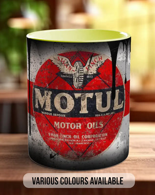 Motul Motor Oil Mug | Vintage Retro Motorsport Garage Gift