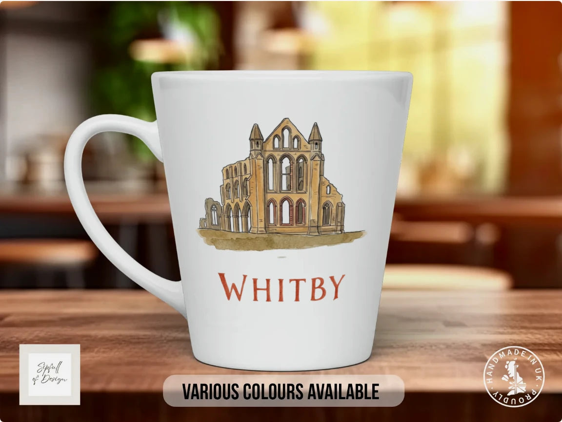 White / Ceramic / 12oz Latte