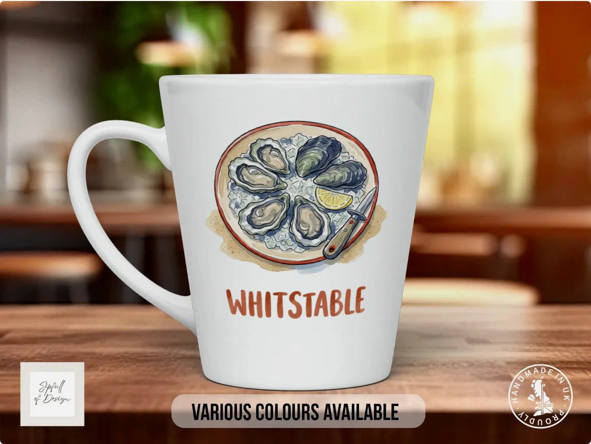 White / Ceramic / 12oz Latte