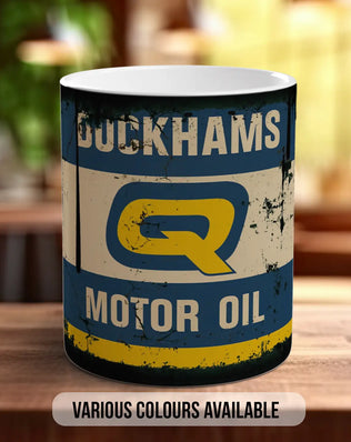 Duckhams Q Motor Oil Mug | Retro Racing Mug for Car Lovers