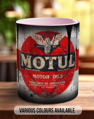 Motul Motor Oil Mug | Vintage Retro Motorsport Garage Gift