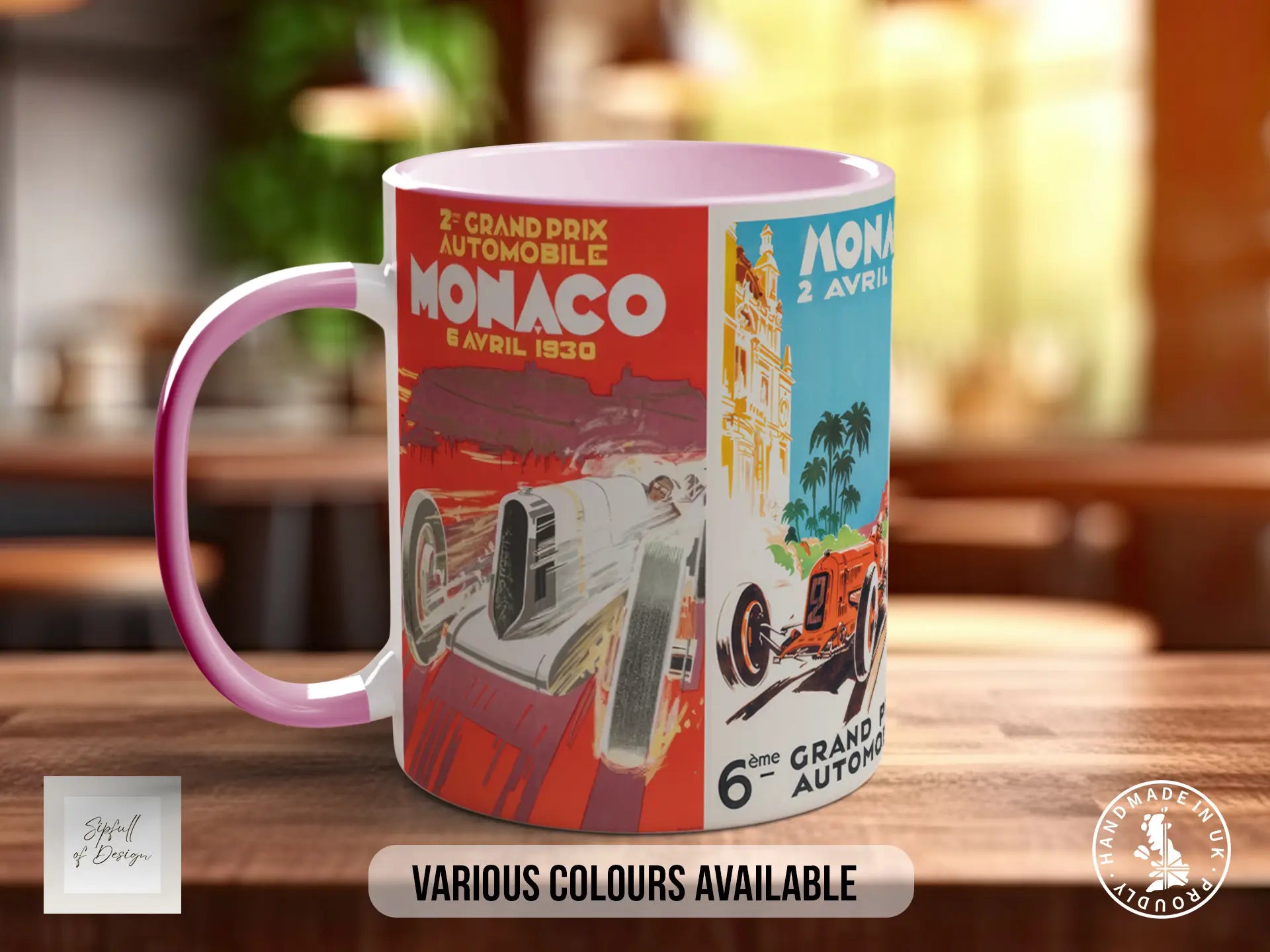Monaco GP 1930s Mug | Vintage Pre-War Motorsport Gift
