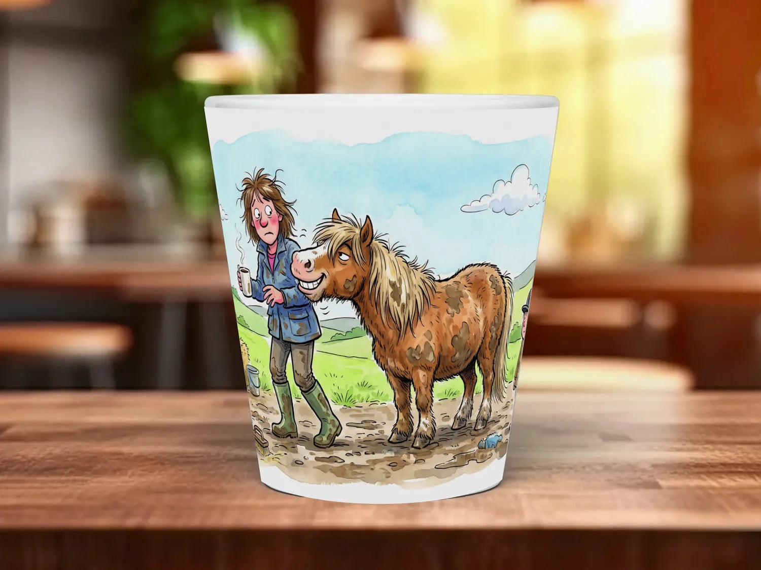 Pony Mum Mug | Funny Horse Mum Gift 12oz Latte