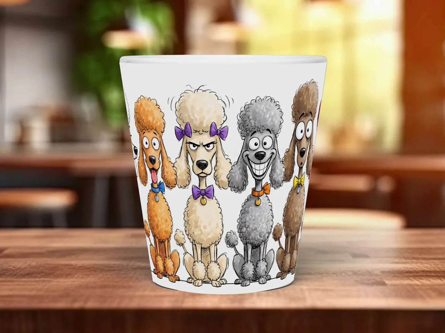 Poodles Mug | Funny Poodle Lover Gift 12oz Latte