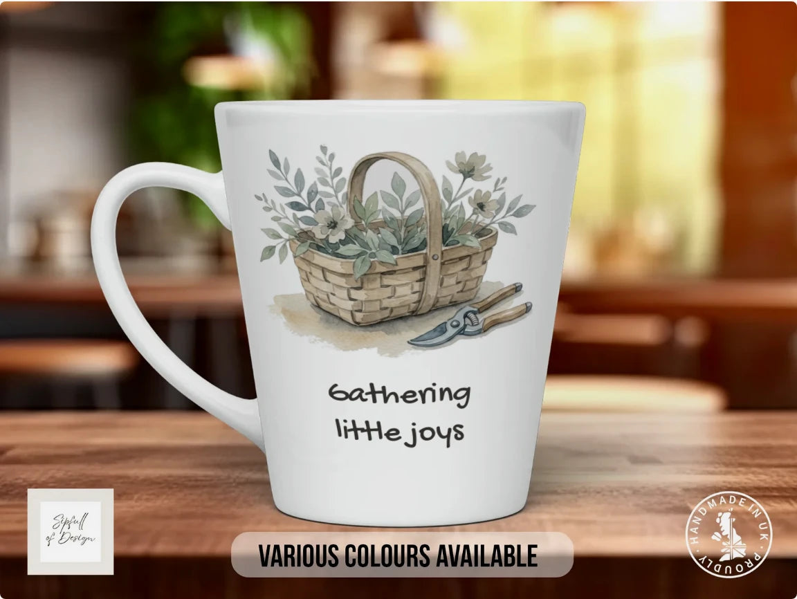 White / Ceramic / 12oz Latte