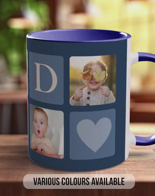Father’s Day Photo Grid Mug