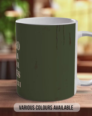 OMD-80 Military Oil Mug – Army Green Vintage Design | Retro Military Vehicle Gift | Handmade in Sussex UK