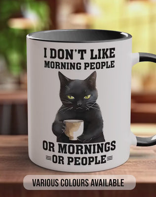 Funny Morning Mug – Humorous Coffee Mug With Colourful Design & Dishwasher Safe