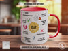 Motivational In And Out Inspirational Quote Mug, Motivational Coloured Mug, Uplifting Mug of Positivity, Inspirational Gift Idea