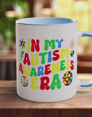 In My Autism Awareness Era Coloured Mug, ASD Support, Autism Awareness