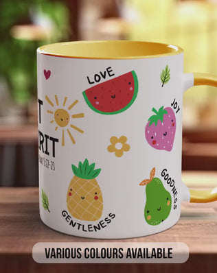 Fruit of the Spirit Mug – Christian Scripture Coffee Cup Gift