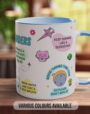 Gentle Reminders Mug – Positive Affirmation Coffee Cup Gift