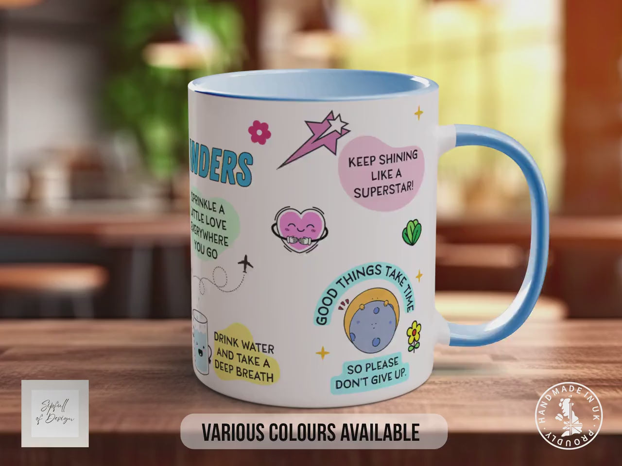 Gentle Reminders Mug – Positive Affirmation Coffee Cup Gift