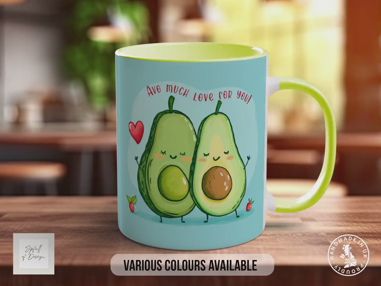 Avo Much Love For You Mug | Avocado Valentine’s Mug