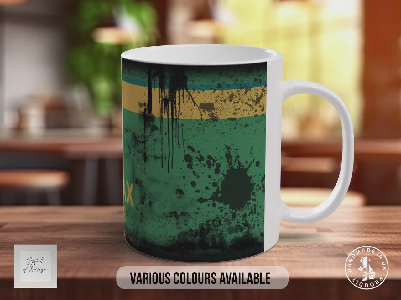 Lubrax Motor Oil Mug – Vintage Retro Garage Coffee Cup Gift