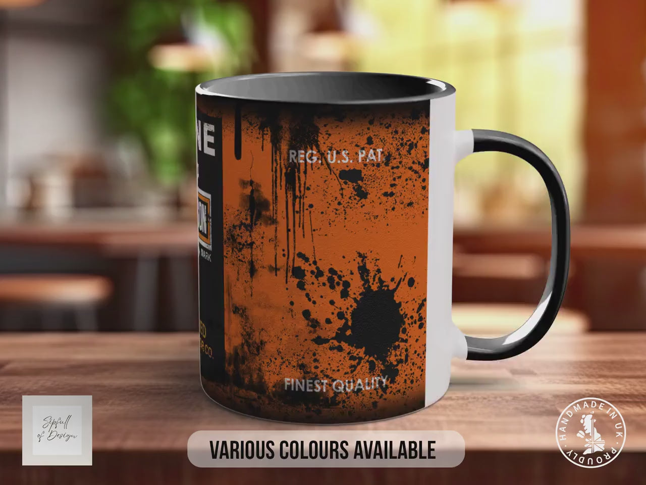 Harley-Davidson Motor Oil Mug – Vintage Retro Motorcycle Garage Gift