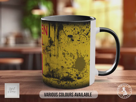 Golden Shell Motor Oil Mug – Vintage Retro Garage Car Enthusiast Gift