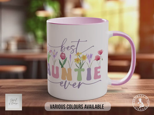 Best Auntie Ever Mug | Colourful Mother's Day Gift