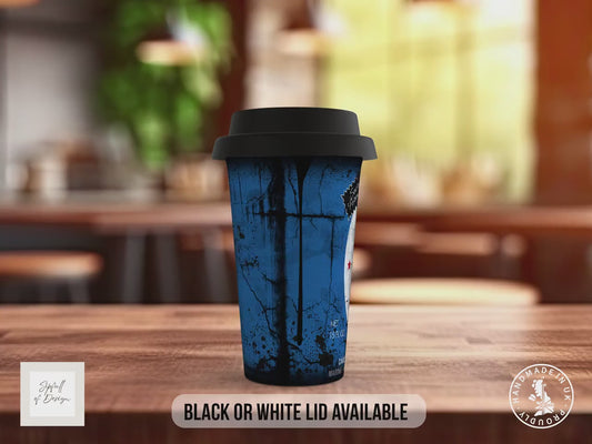 STP Oil Treatment Travel Mug – Retro Motoring Insulated Coffee Cup