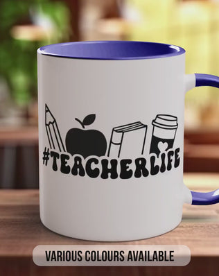 Teacher Life Mug – Handmade Ceramic Teacher Gift Mug | Dishwasher Safe