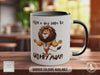 Coffee A Day Keeps The Grumpy Away! Lion Mug - Sarcastic Coloured Mug
